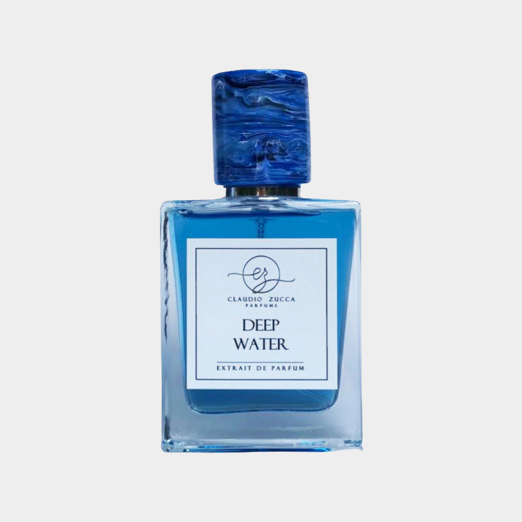 Claudio Zucca Deep Water Extrait de Parfum 50ml and Deep Water Sample.