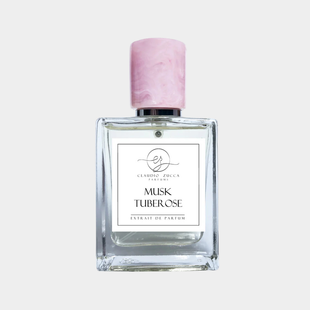 Claudio Zucca Musk Tuberose Extrait de Parfum 50ml and Musk Tuberose Sample.